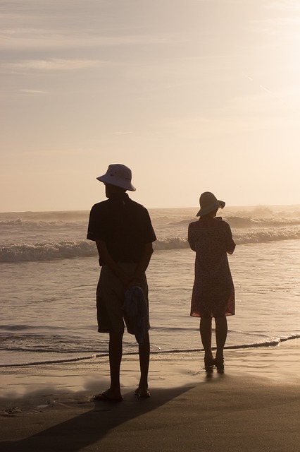 Couple sur plage